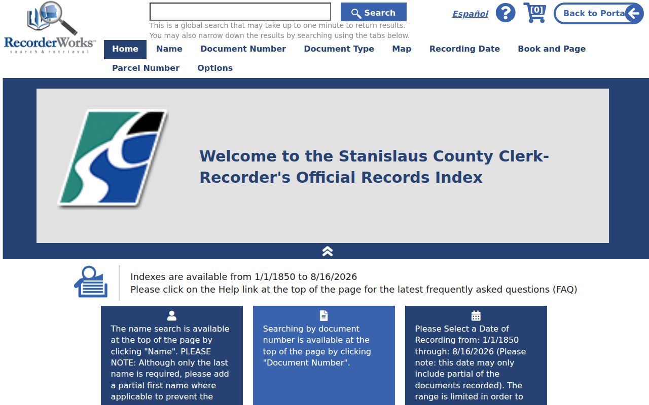 Oakdale residents directory RecorderWorks name search