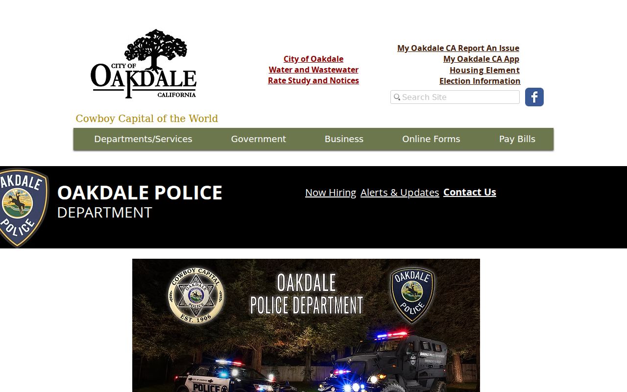 Oakdale neighbors Oakdale Police information portal